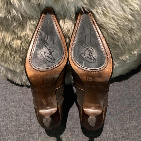 Donald J. Pliner Metallic Ankle Boots - Picture 5 of 16